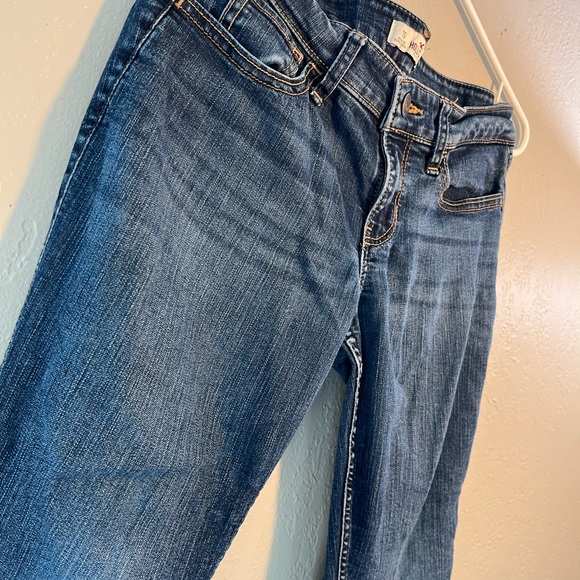 Hollister Blue Skinny Jeans Classic Fit SZ 25 Y2K Straight-Leg Pants Mid-Rise - Picture 4 of 12